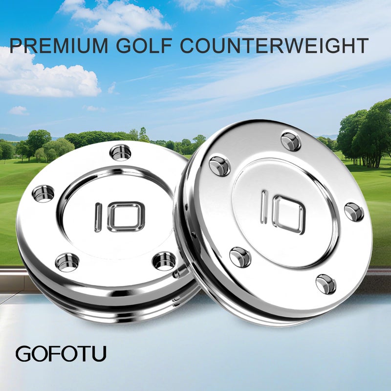 Gofotu 2pcs 10g Golf Custom Weights Compatible with Titleist Scotty Cameron Golf Club Putters Newport No Painting (2pcs 10g) - Image 2
